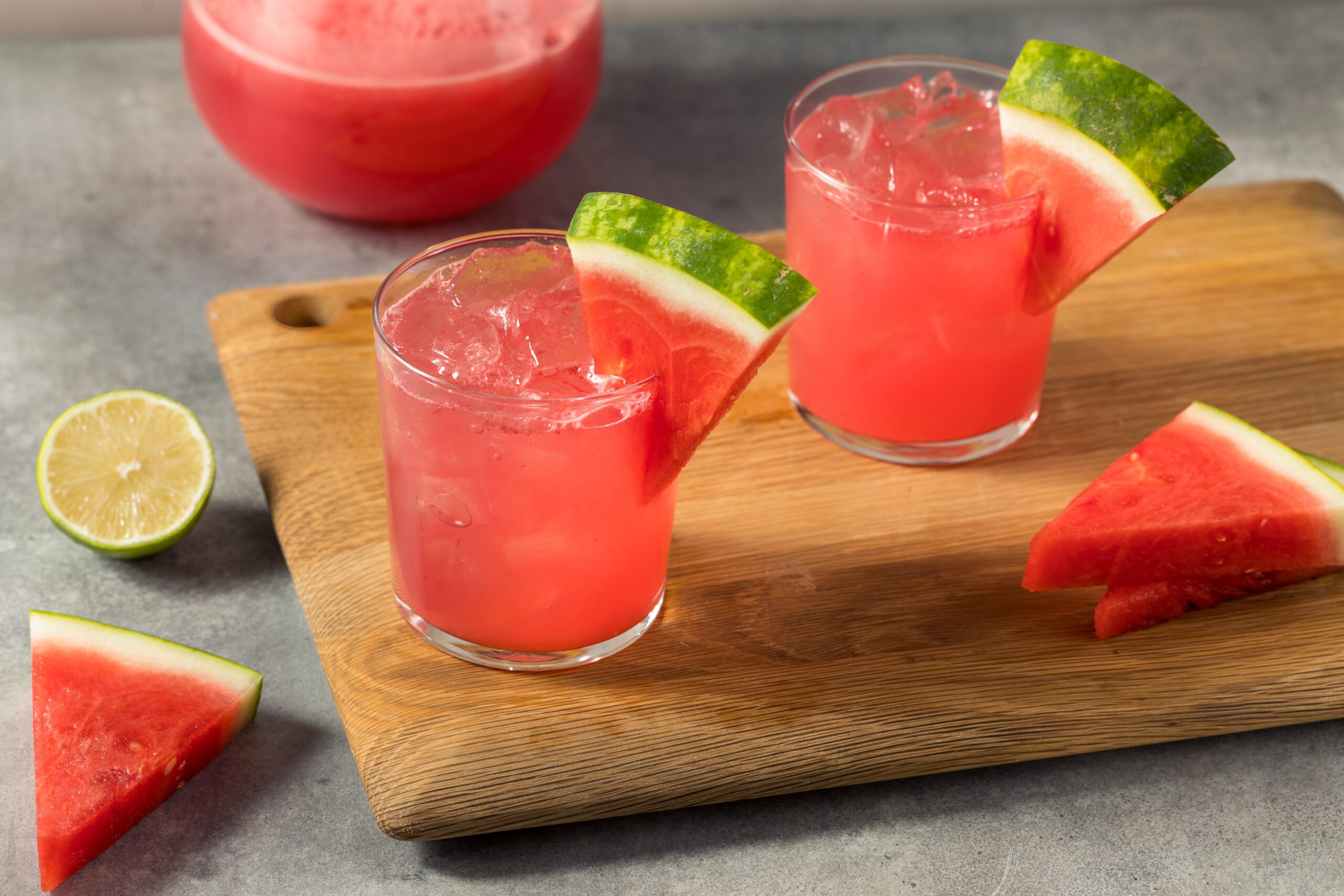 Watermelon aguas frescas